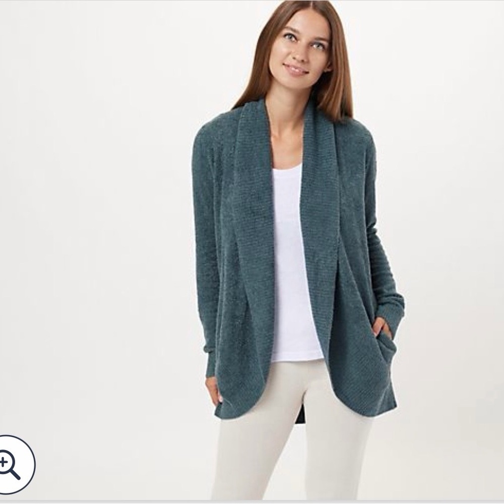 Barefoot Dreams Carbon Gray Cardigan